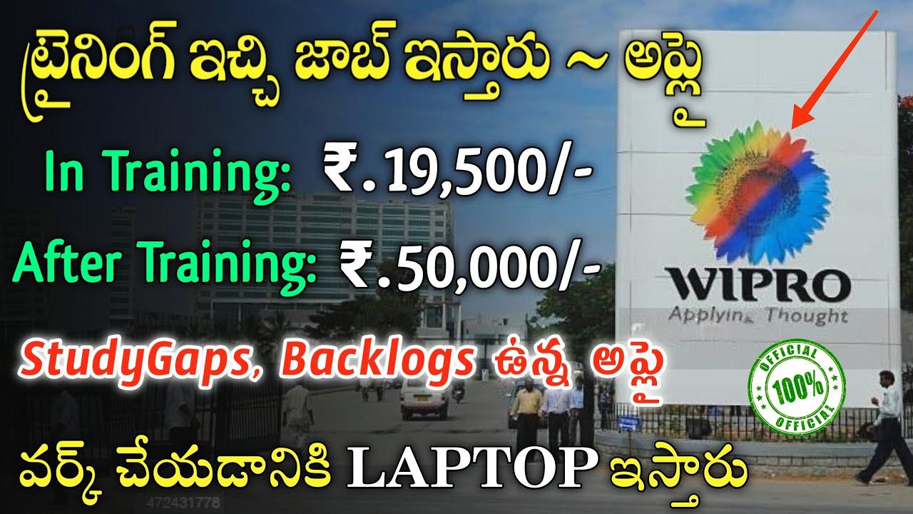 Wipro Latest Work From Home Jobs Recruitment 2023 Apply OnlineWipro